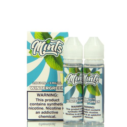 Mints 120ml Freebase E Liquid Wintergreen 3mg 2 B2C