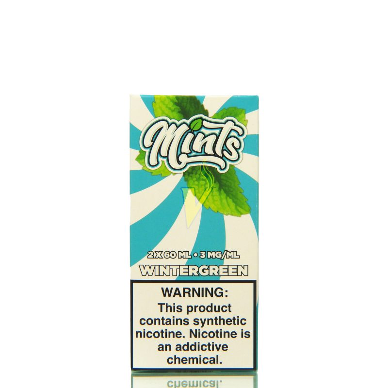 Mints 120ml Freebase E Liquid Wintergreen 3mg B2C