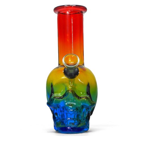 Multicolor Skull Bong