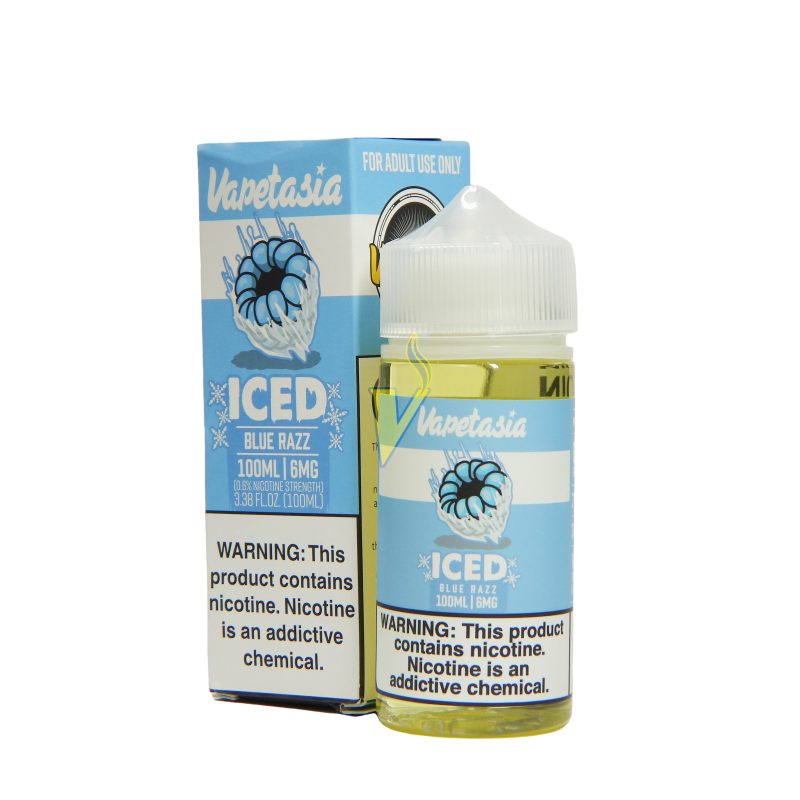 Vapetasia E Liquid Blue Razz Iced 6mg B2C