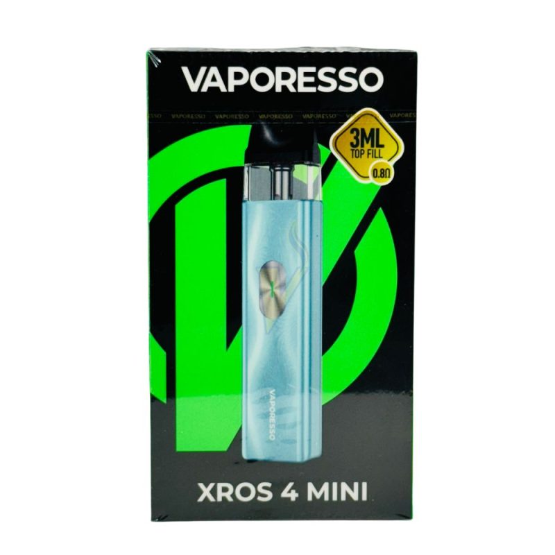 VaporessoXROS4MiniStarterKitIceBlue