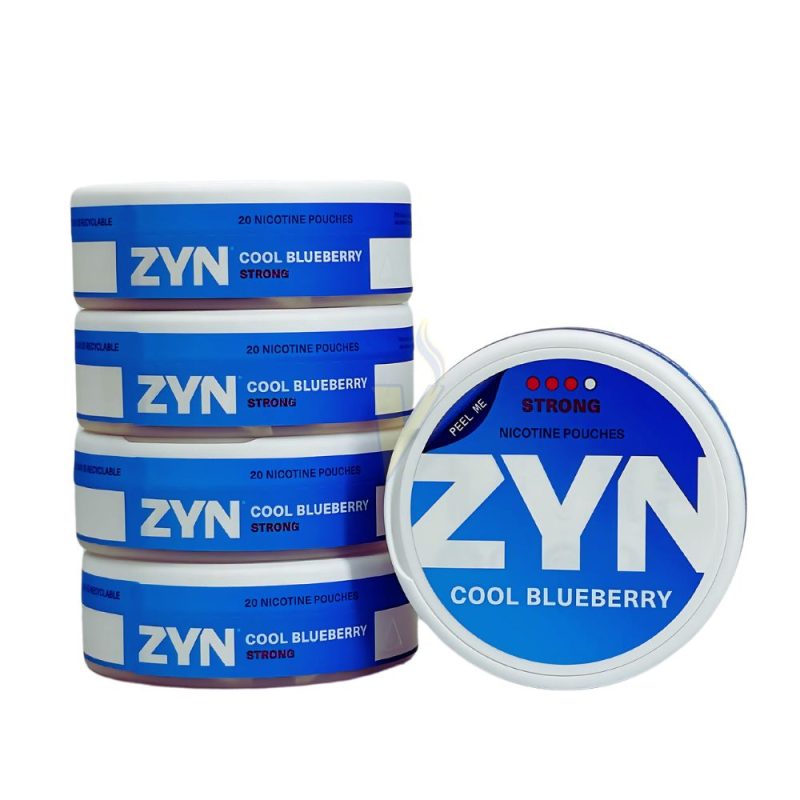 ZynInternationalNicotinePouch5pkCaseCoolBlueberry